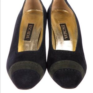 Escada Suede Women’s mid-heels shoes Size 7.5